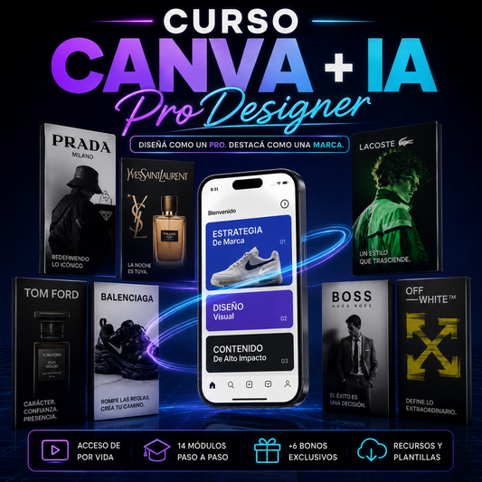 Curso Canva+IA PRO DESIGNER